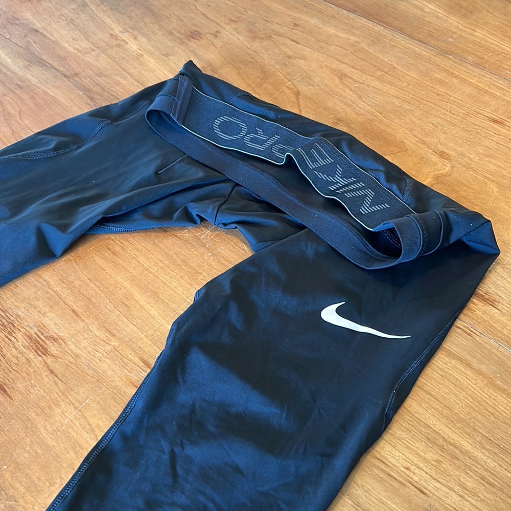 Nike Pro - Men’s Running Leggings - Size Large - Black